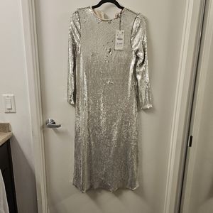 Zara Sequin Party Small Dress